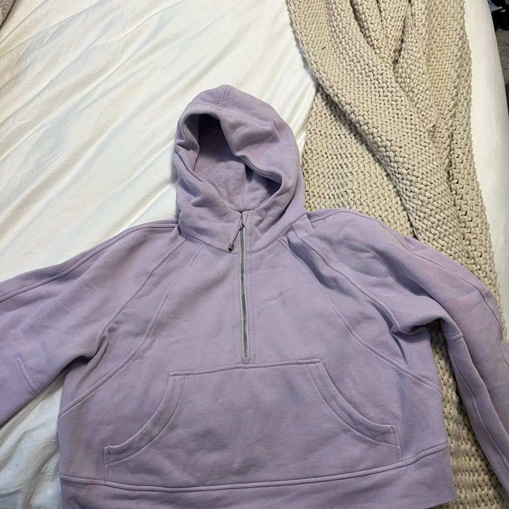 lululemon athletica Purple scuba Hoodie